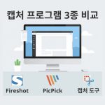 블로그 운영에 유용한 캡처 프로그램 Fireshot, 픽픽, 윈도우 캡처 도구 이미지